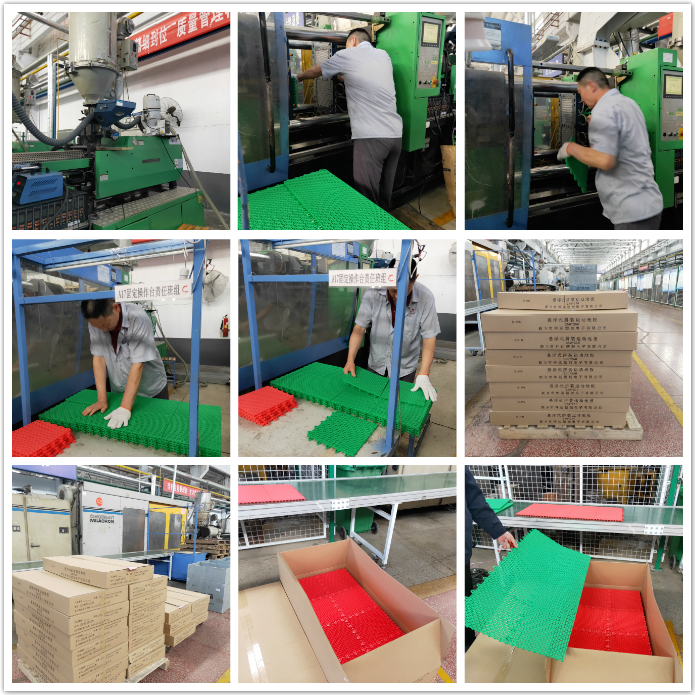 仲達(dá)塑膠懸浮地板加工全過程公開啦！